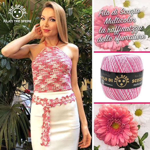 Tresfere Cotone Per Maglieria - Fiocco Da 250g Colore Lilla 7410 | Per Lavori A Maglia