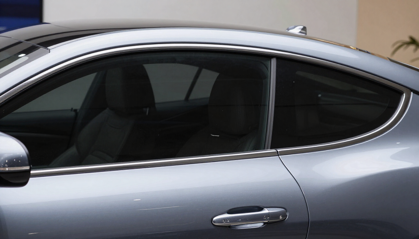 Coupe rear window tint