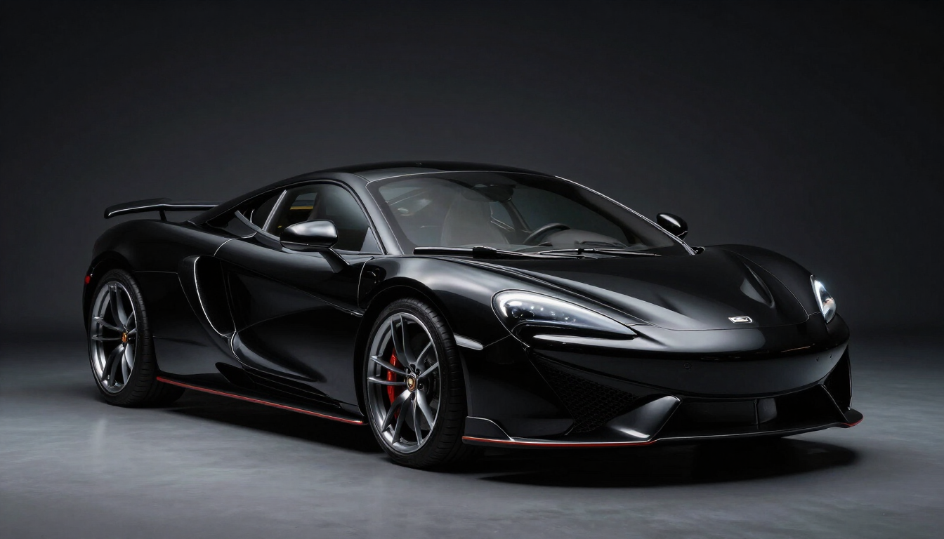 Vinyl wrap gloss black exotic