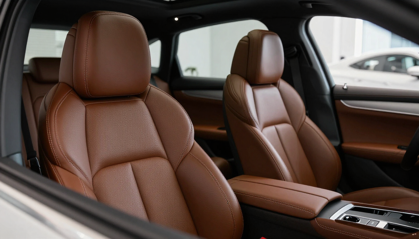 Interior detail premium car