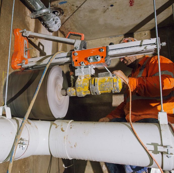 Concrete drilling