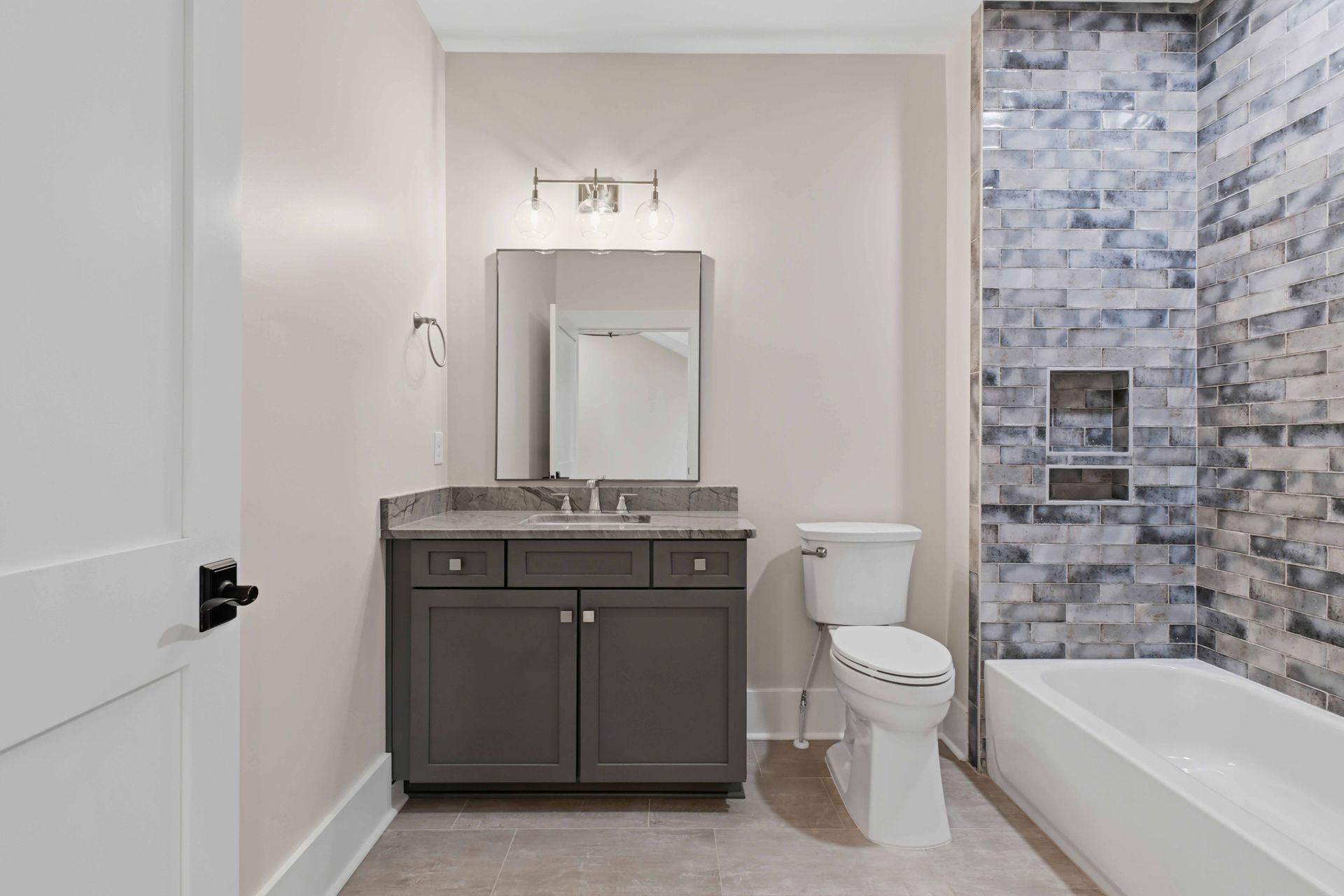 Bathroom plumbing installation in Atlanta, GA