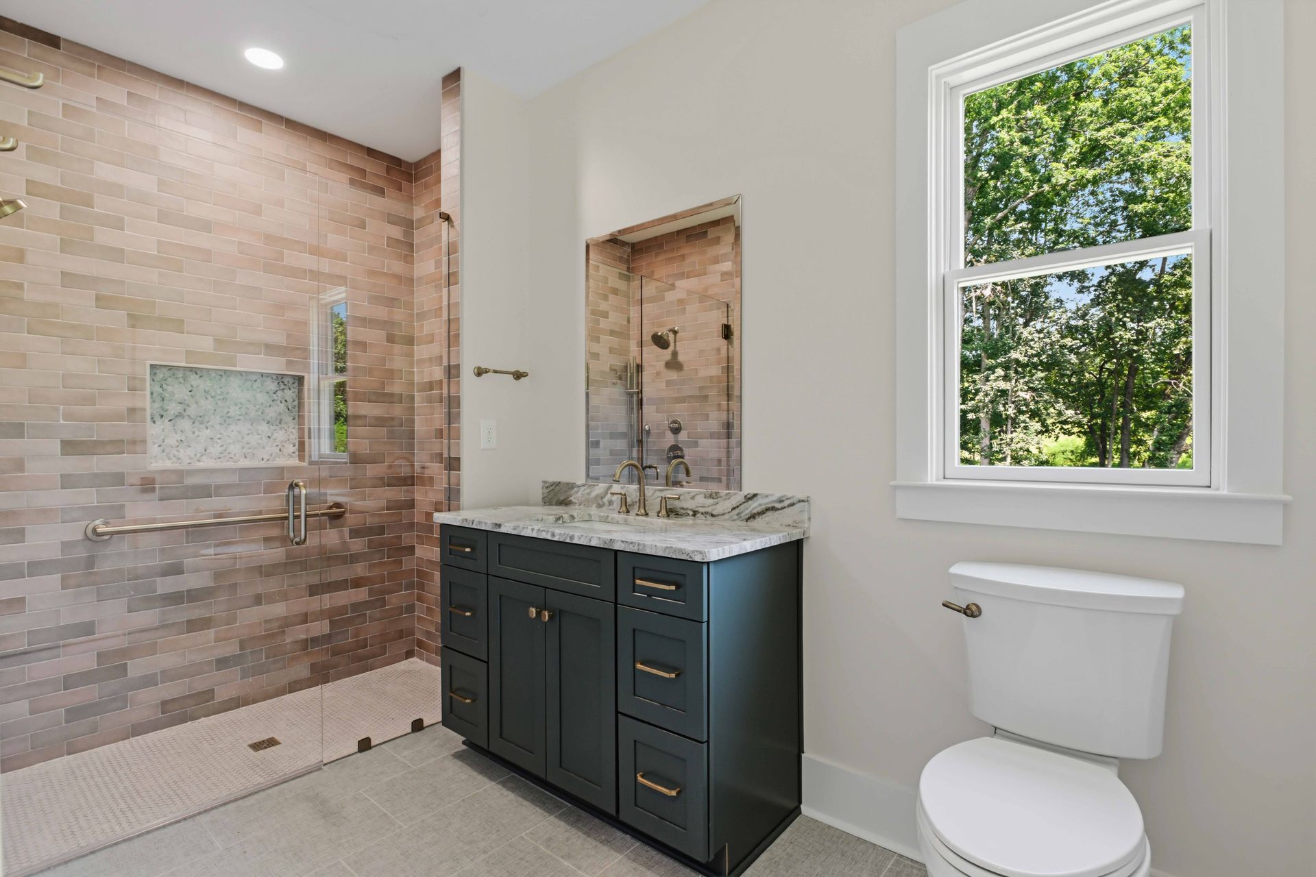 Bathroom plumbing installation in Winder, GA