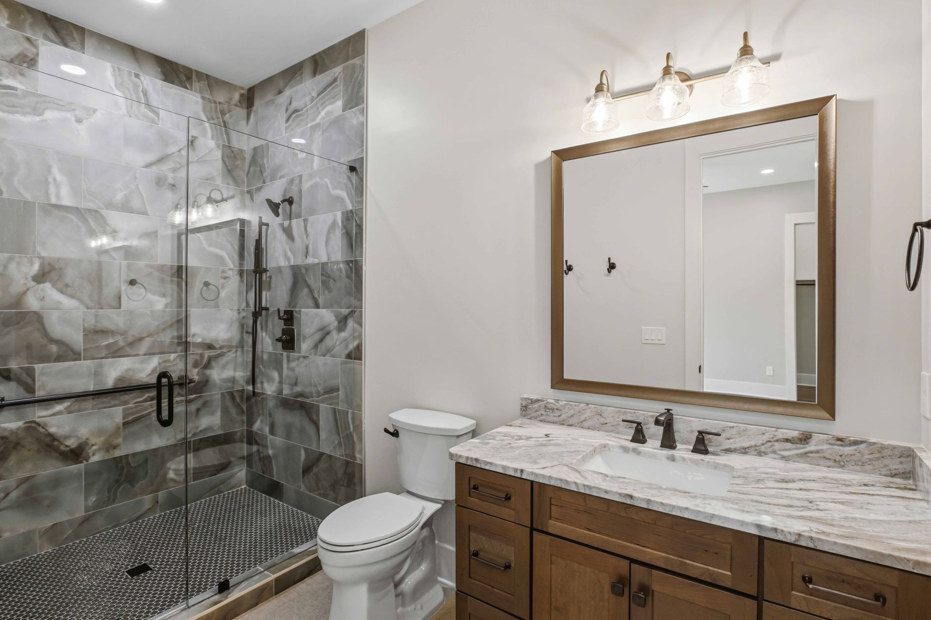 Bathroom plumbing installation in Atlanta, GA
