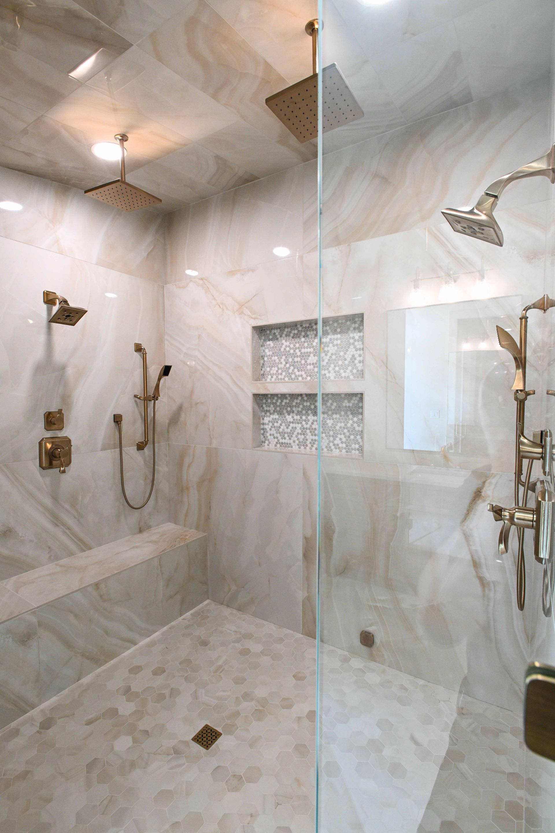 Residential shower fixture installation in Atlanta, GA