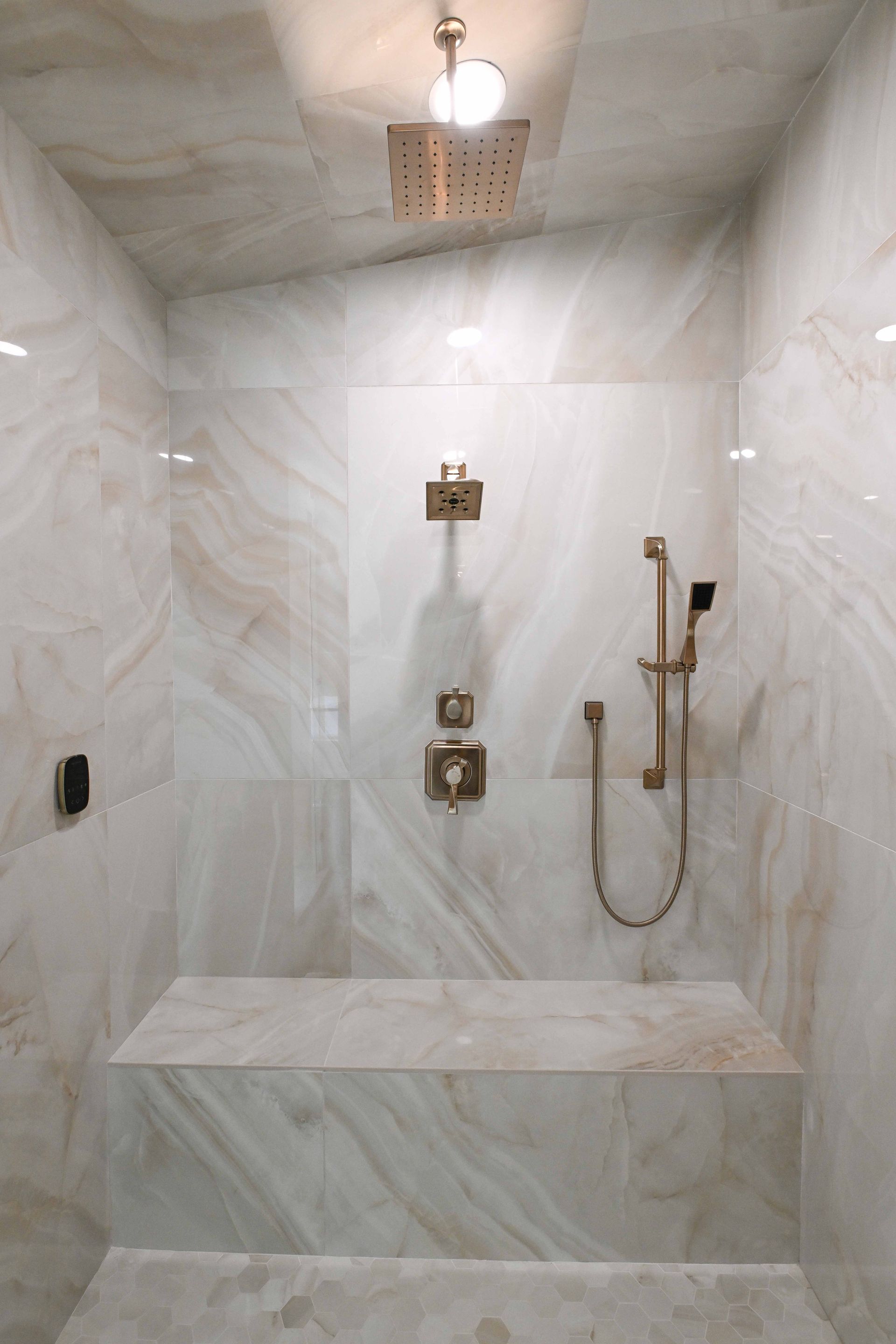 Residential shower fixture installation in Atlanta, GA
