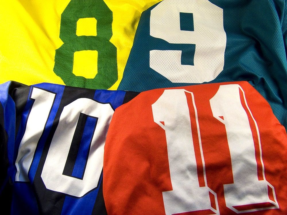 Jerseys With The Numbers 89 10 11 And 11 On Them — Accolades Awards Hunter Valley In Maitland, NSW