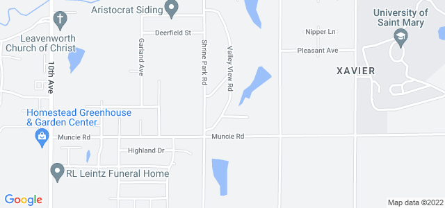 Map of business location