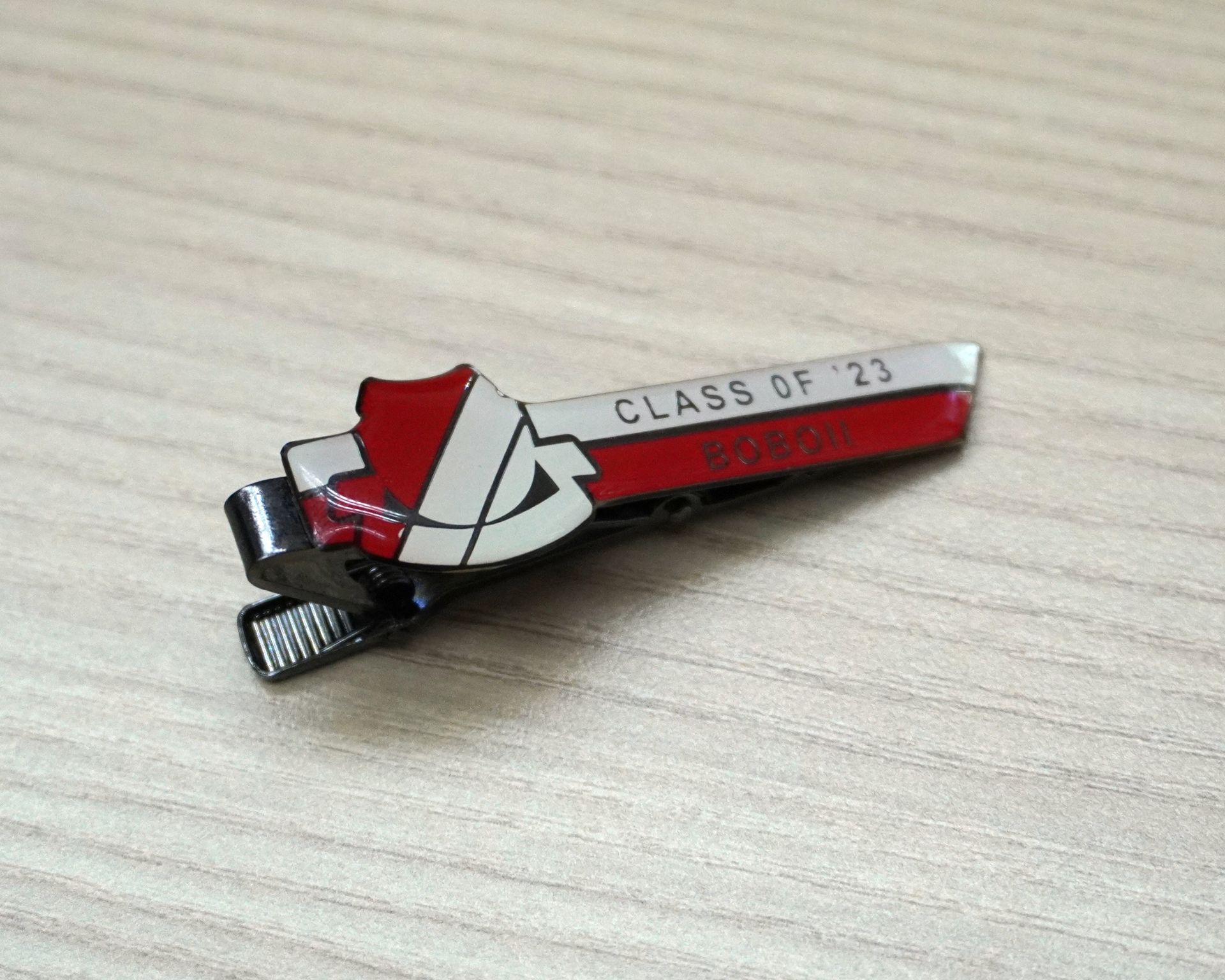 Elegant tie pin designed for corporate uniforms or formal events