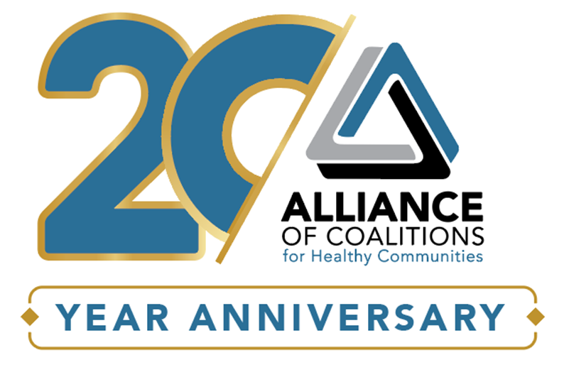 The logo for the alliance of coalitions for healthy communities