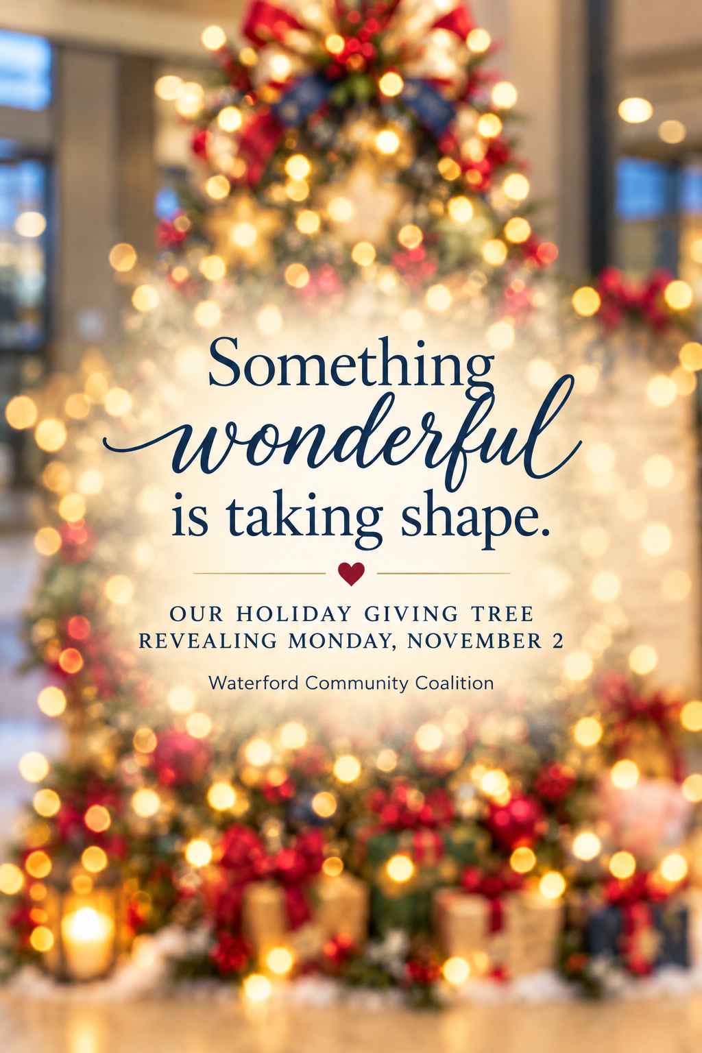 Holiday tree concept illustrating the lasting gifts behind WCC programs