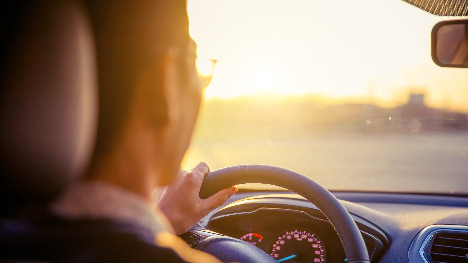 Student Driving a Car
