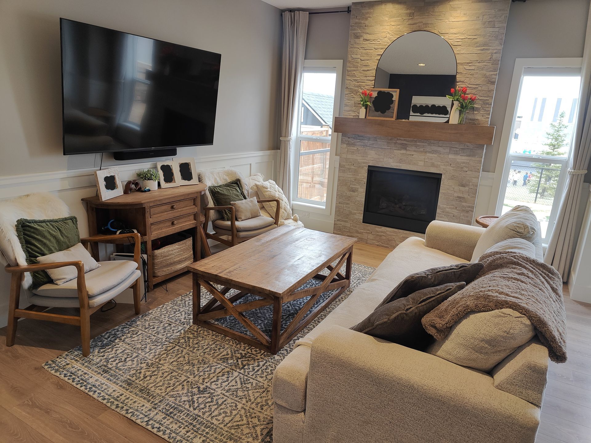 living room clean in cochrane
