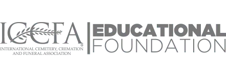 Logo for the ICCFA Educational Foundation: Text 