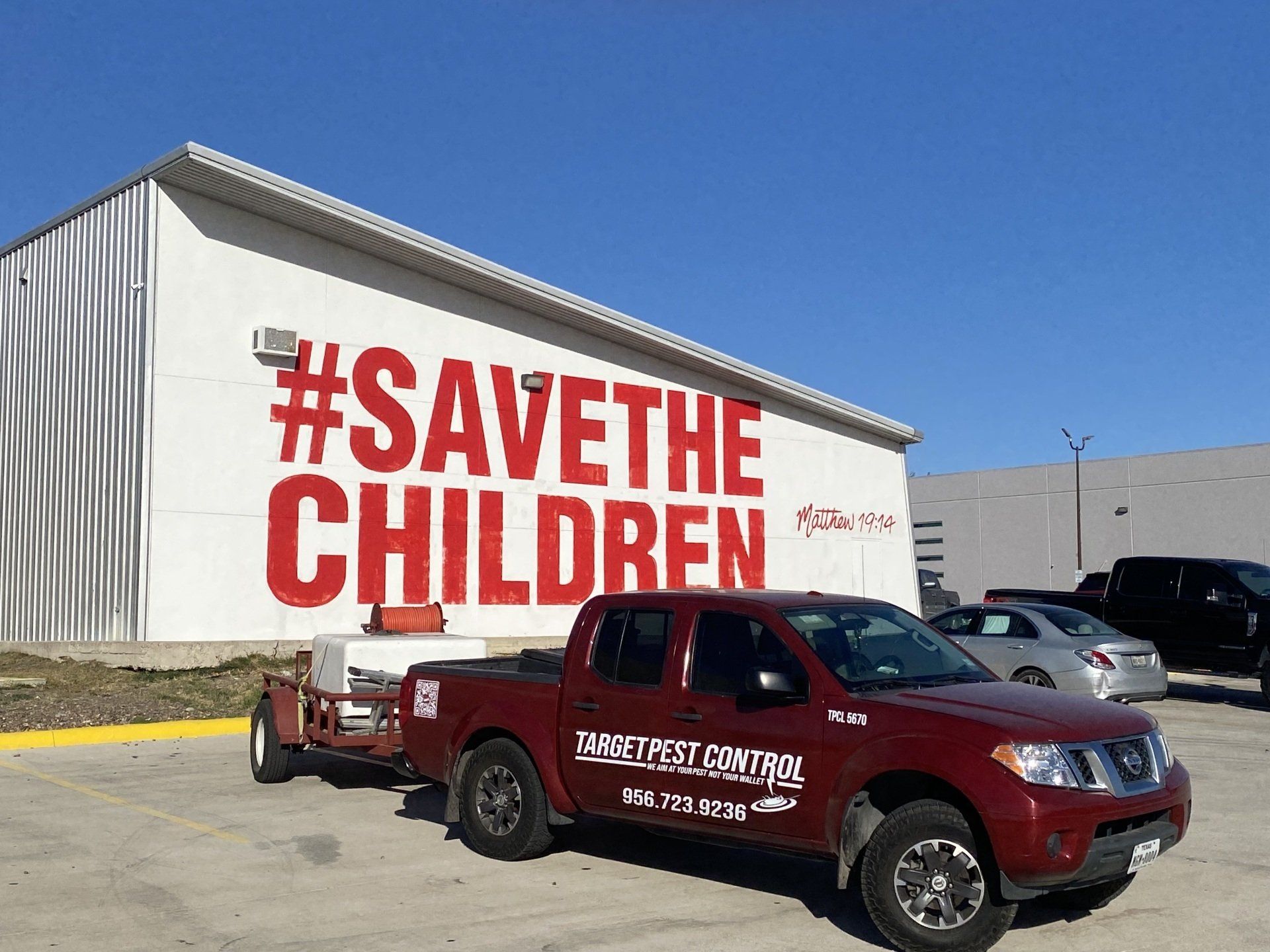 Target Pest Control truck