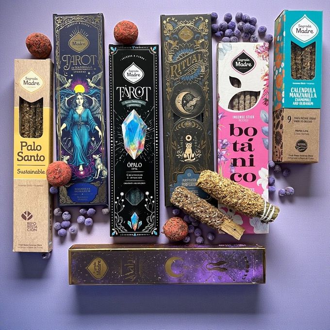 Sagrada Madre realtà argentina che crea incensi, prodotti per aromaterapia con frutta riciclata e ingredienti naturali