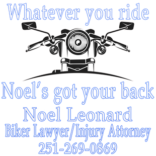 Motorcycle graphic with the text 