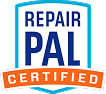 Repair Pal Certified logo with blue, white, and orange colors. | Ultimate Car Care
