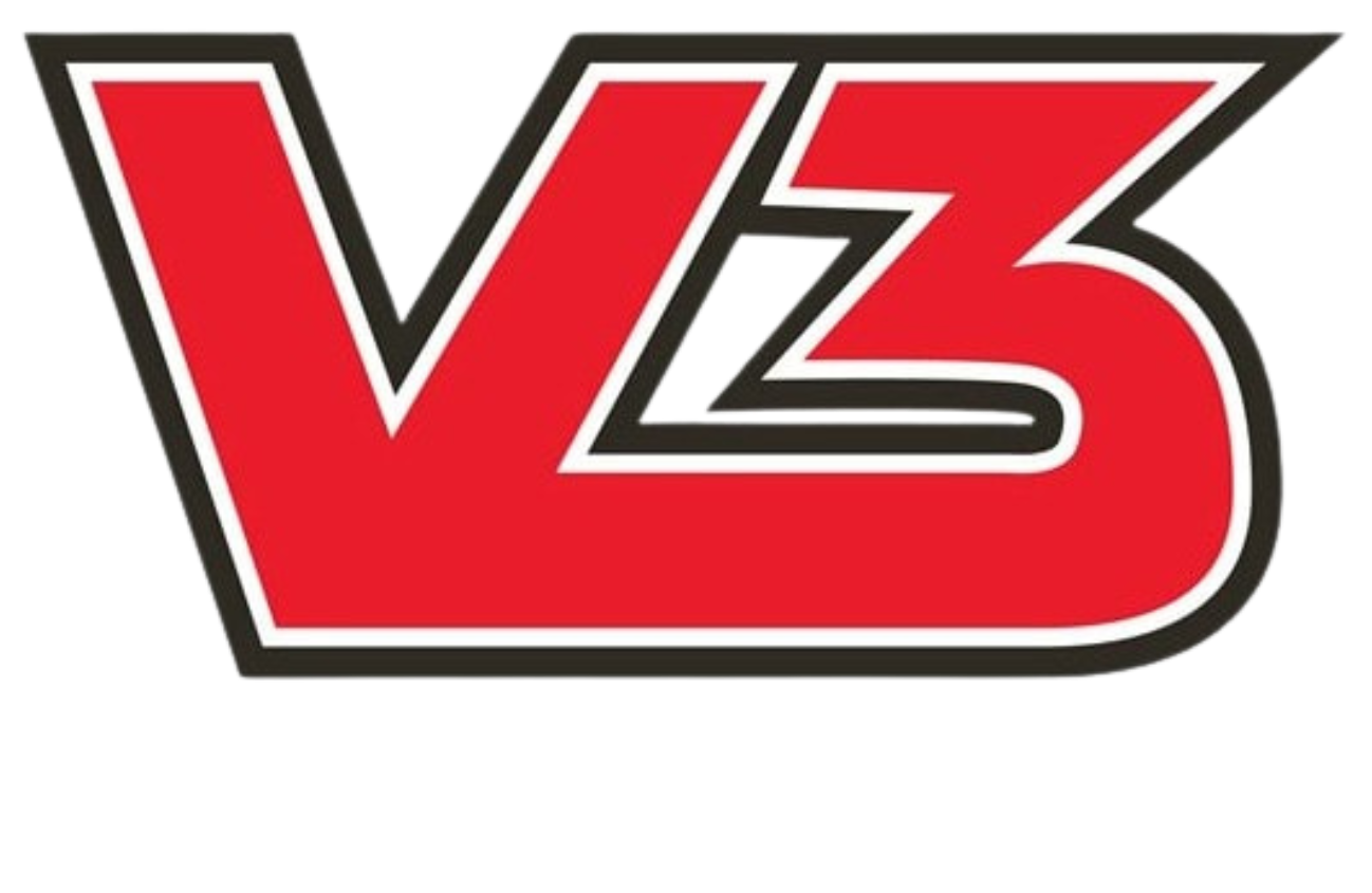 a red and black construction specialist logo on a white background