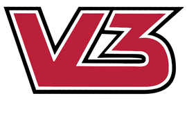 a red and black construction specialist logo on a white background