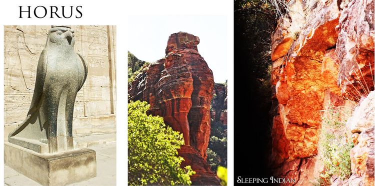 Sedona Faces in the Rocks