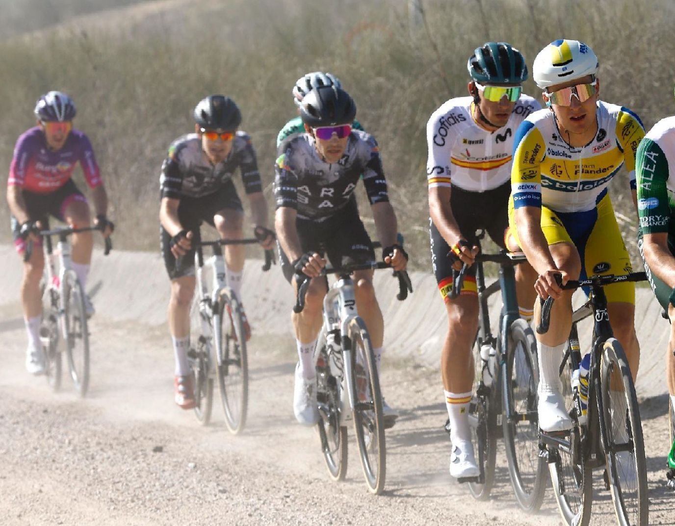 Edgar Curto y Ricard Fitó, en la fuga de la Clásica Jaén - Paraíso Interior 2025. | Foto: (c) Sprint Cycling / Clásica Jaén Paraíso Interior
