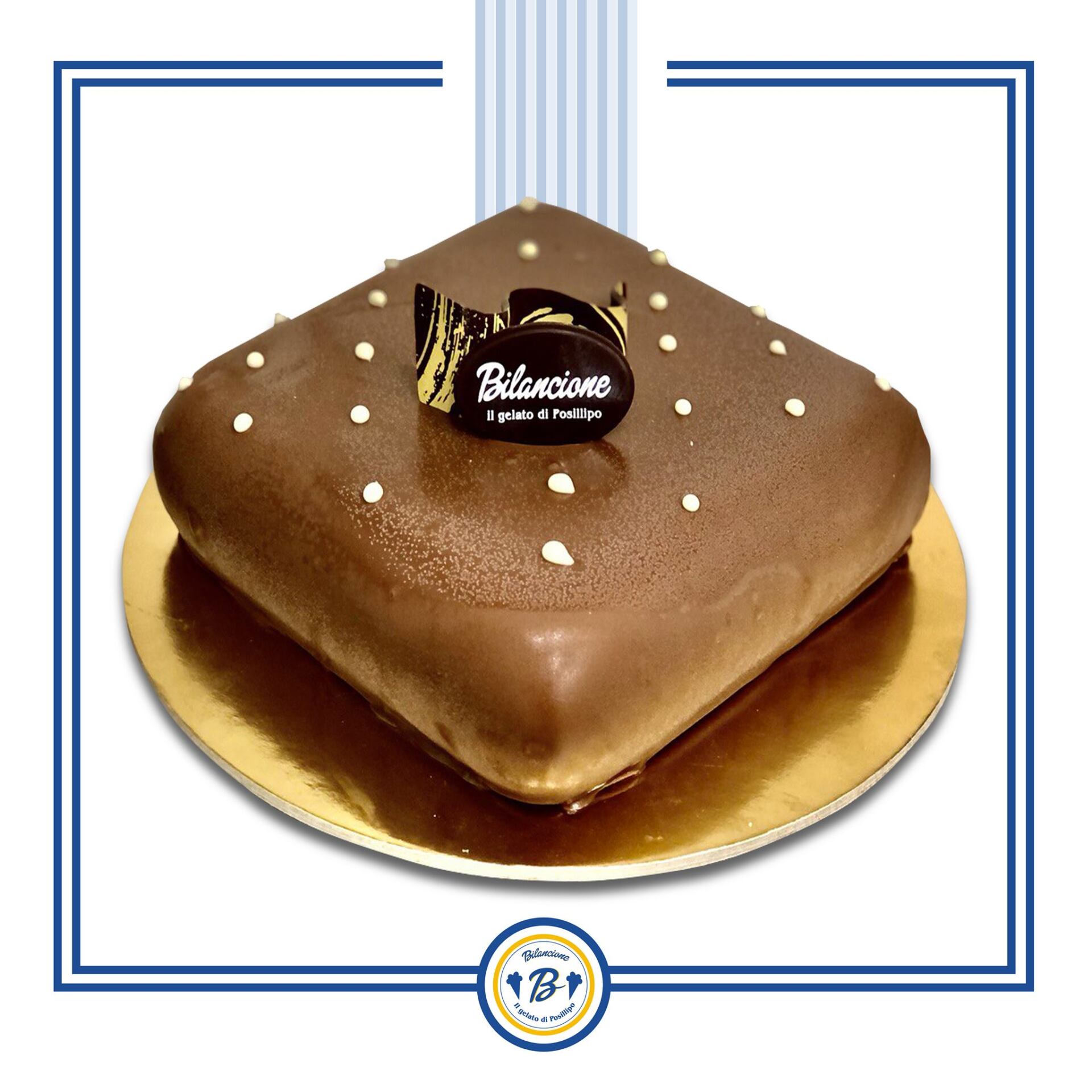 torta ricoperta di cioccolato