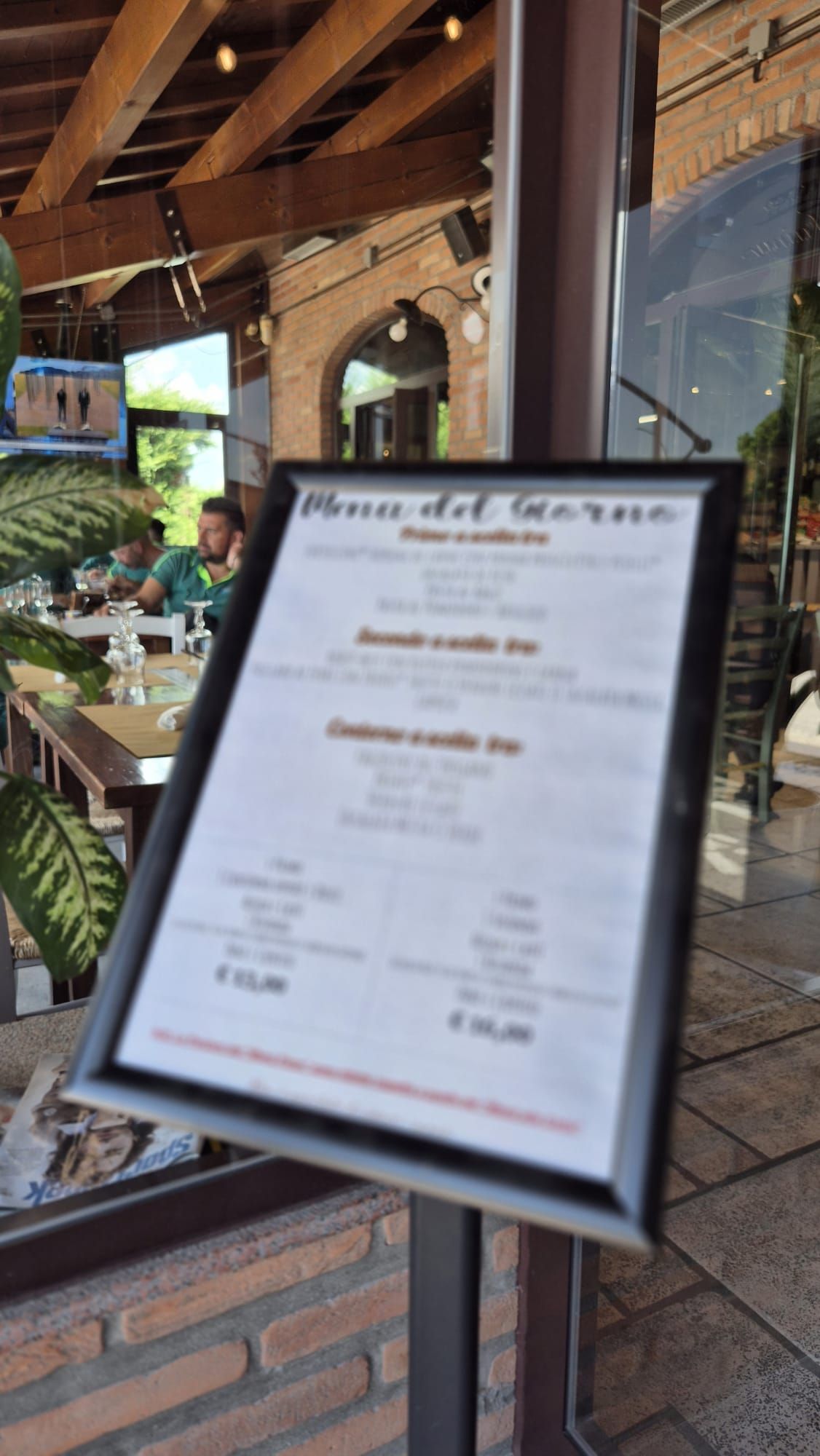 menu giornaliero