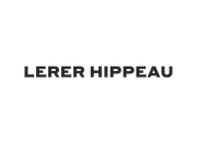 Logo for LERER HIPPEAU in bold, dark gray text on a white background.