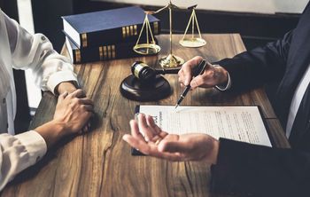 Attorney Talking To Client — Plantation, FL — Mark P. Bockstein Attorney At Law Attorney Talking To Client — Plantation, FL — Mark P. Bockstein Attorney At Law
