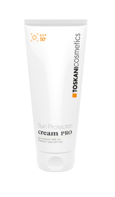 Weiße ISDINCEUTICS Sonnenschutzcreme-Tube mit SPF 50+-Etikett auf einfarbigem Hintergrund