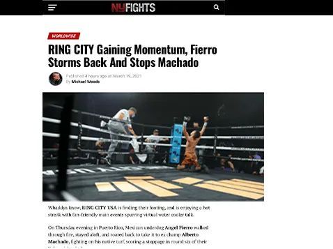 ring city usa boxing features news snippet or article