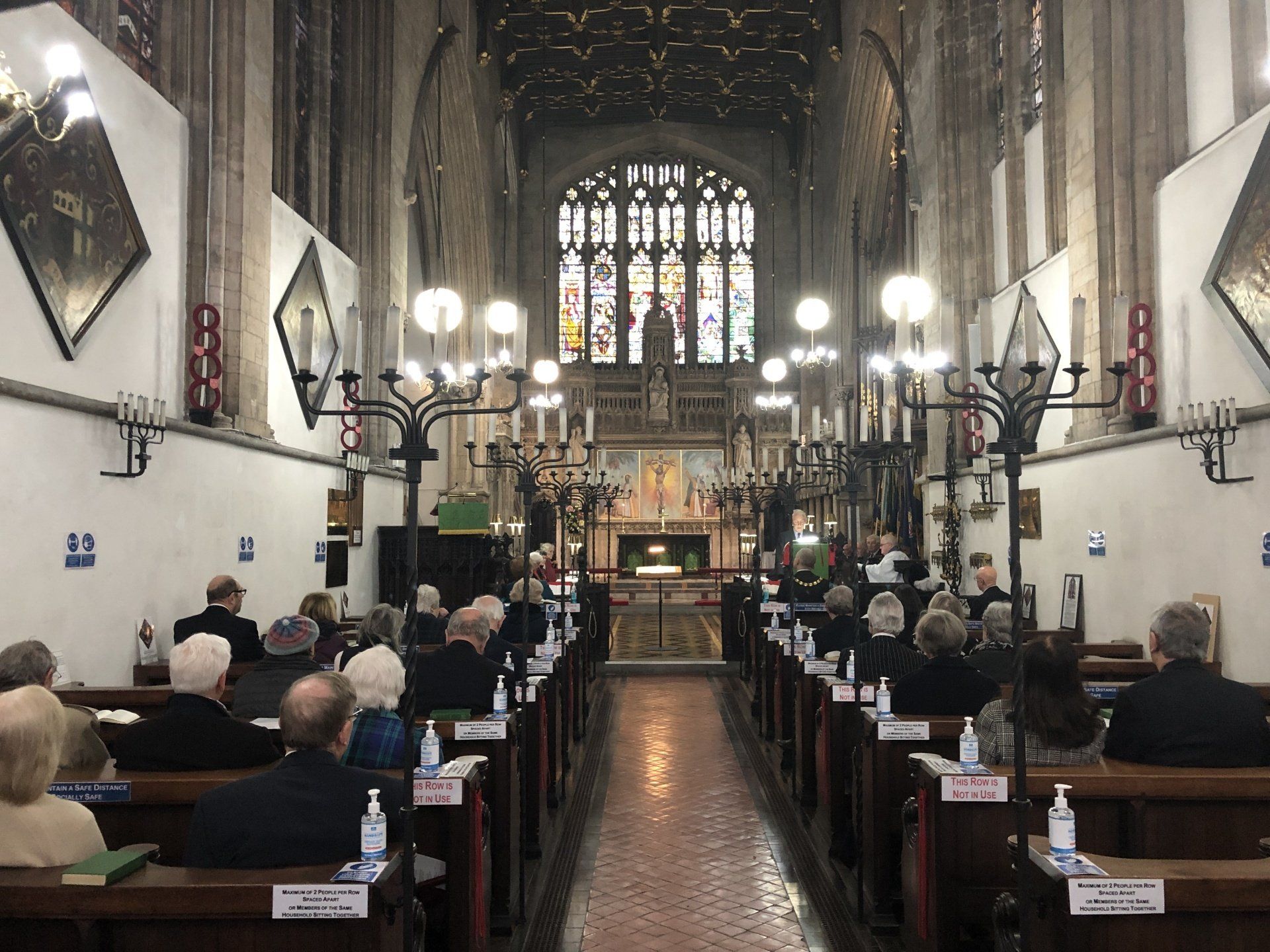 Members of Bristol 1904 Arts - at the Lord Mayor's chapel at a service in honour of our Founding Members (2022)