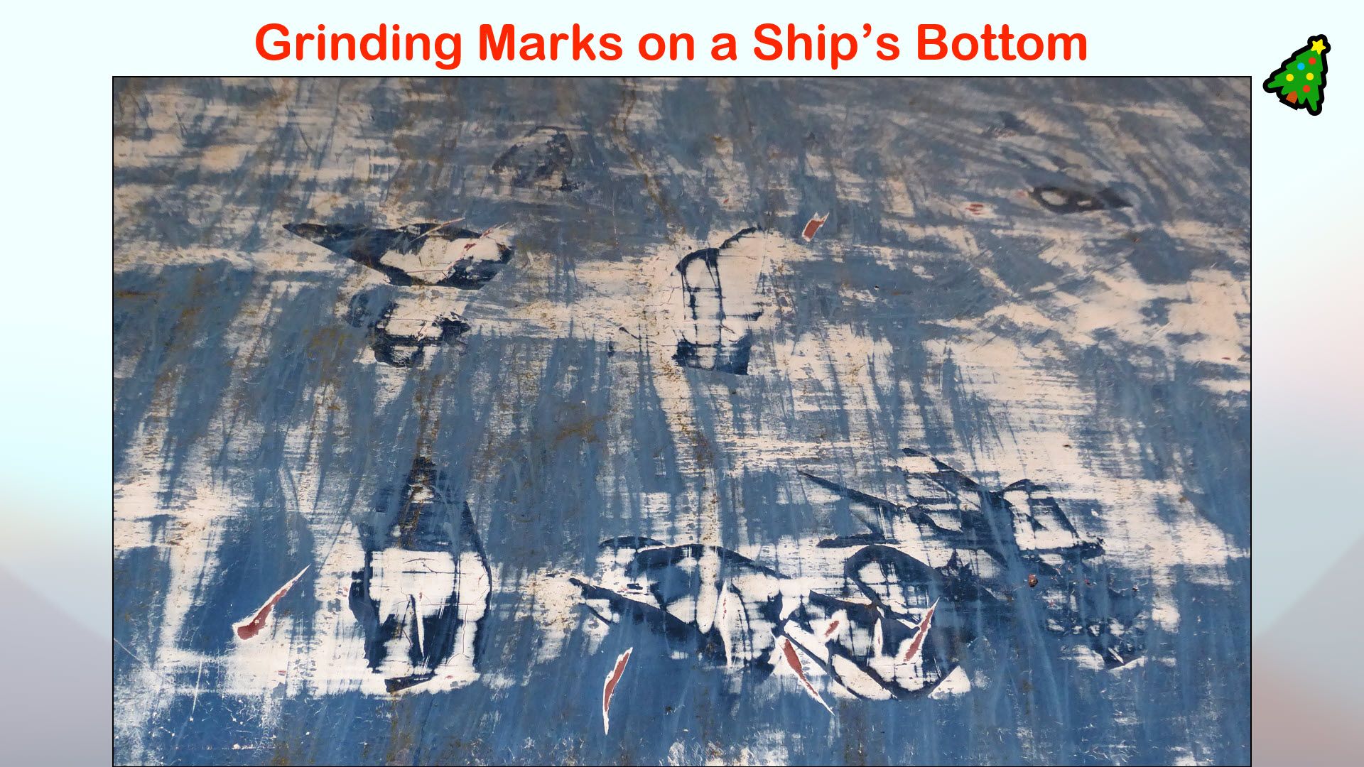 Grinding marks