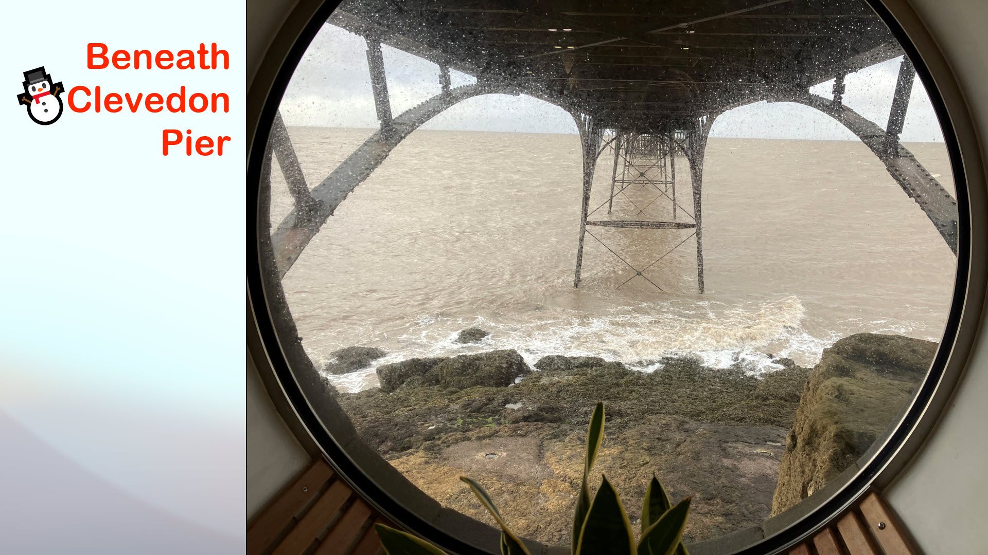 Beneath Clevedon Pier