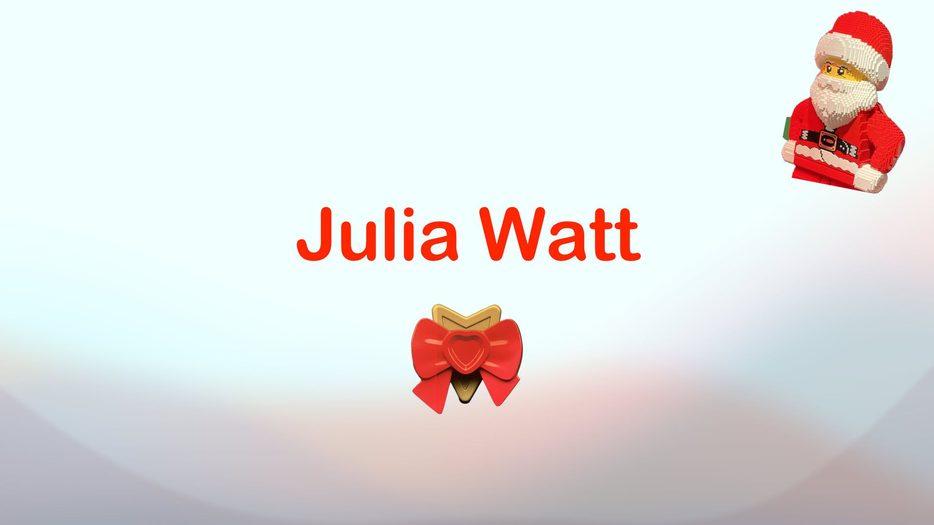 Snappers Christmas Slideshow - Julia Watt