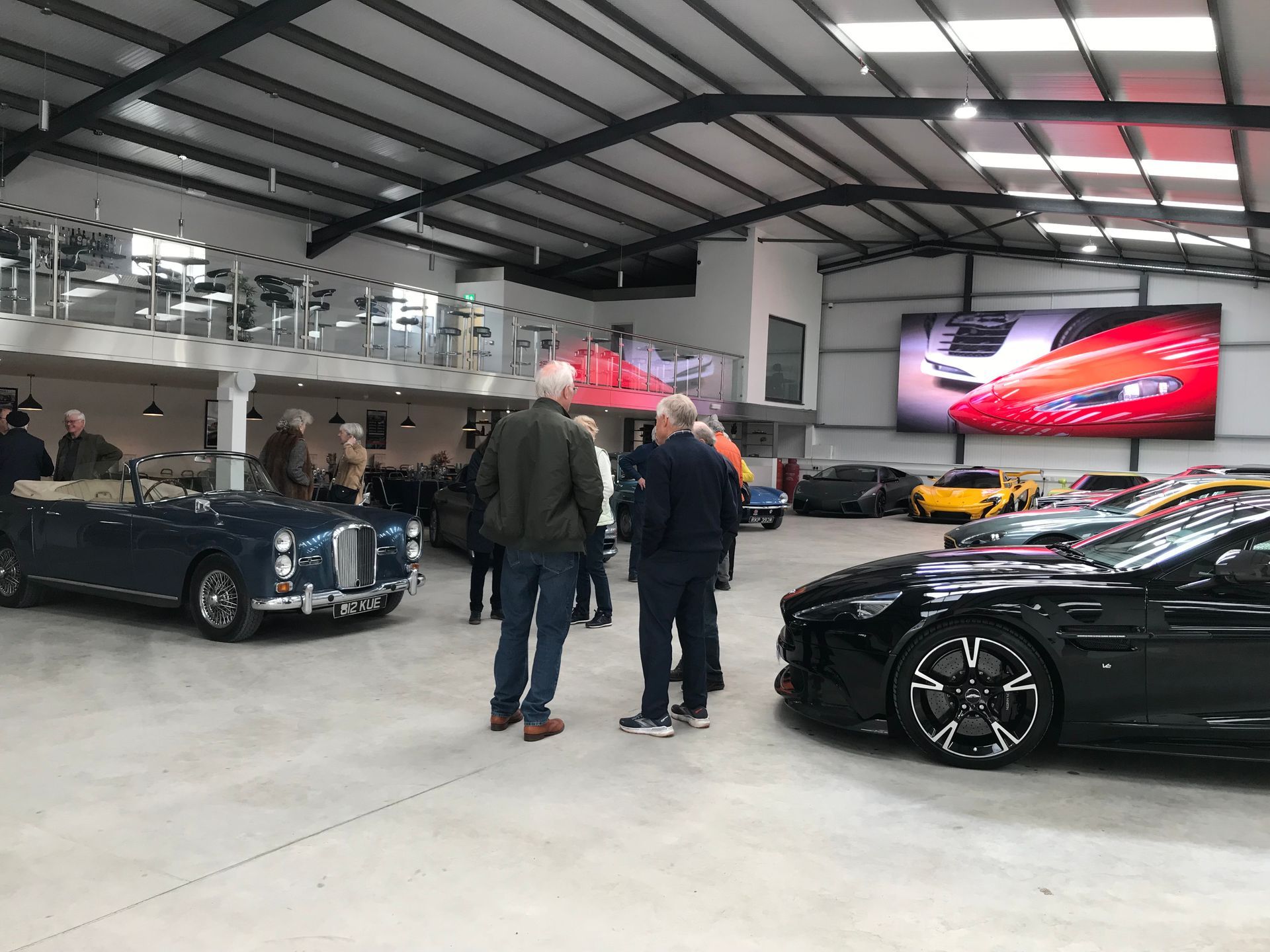 Bristol 1904 Arts - Classic Car group - a display of modern superchargers 