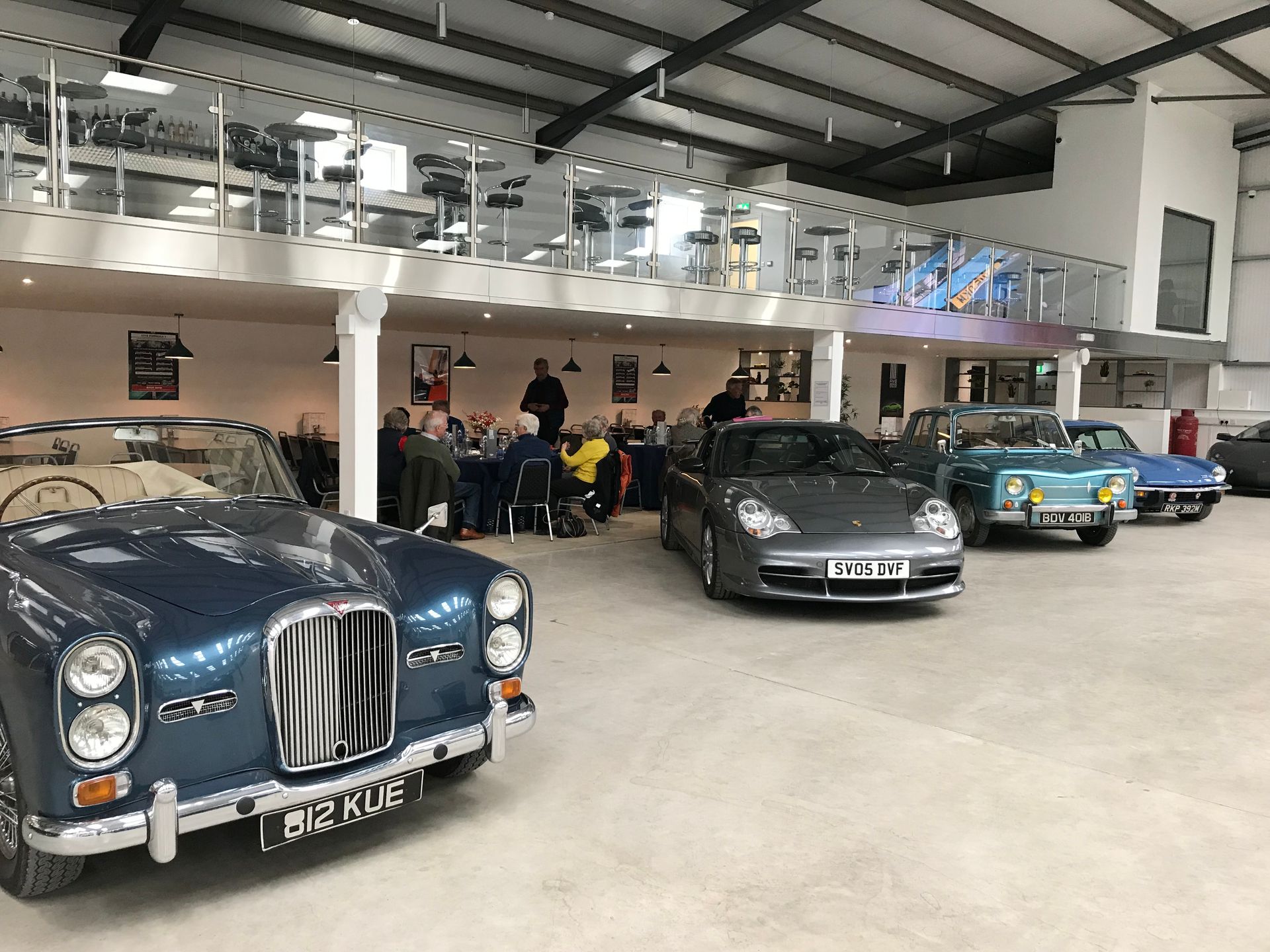 Bristol 1904 Arts - Classic Car group - a display of modern superchargers 