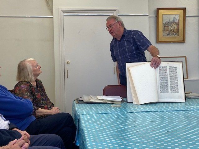 Bristol 1904 Arts - Cultural Events group at a Pen-to-Print presentation