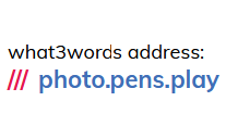 Image of what3words geo-location address.
