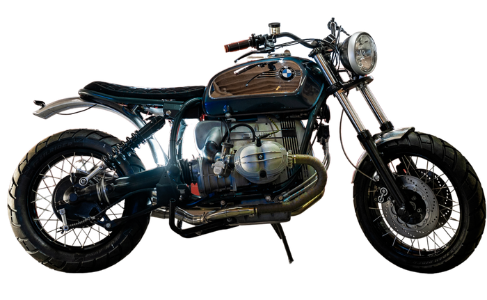 moto transformée BMW par christian works