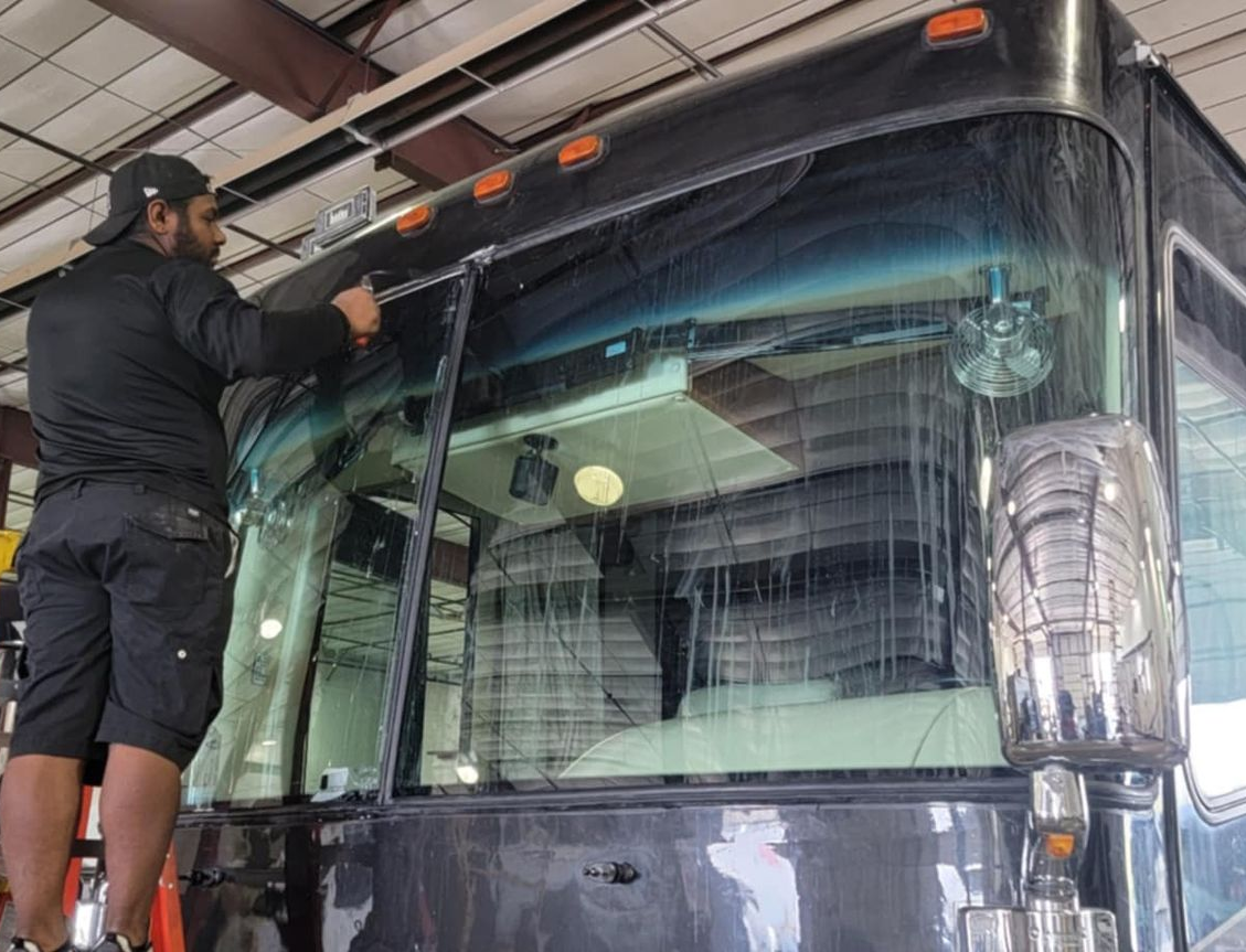 RV windshield replacement near Boulder, CO