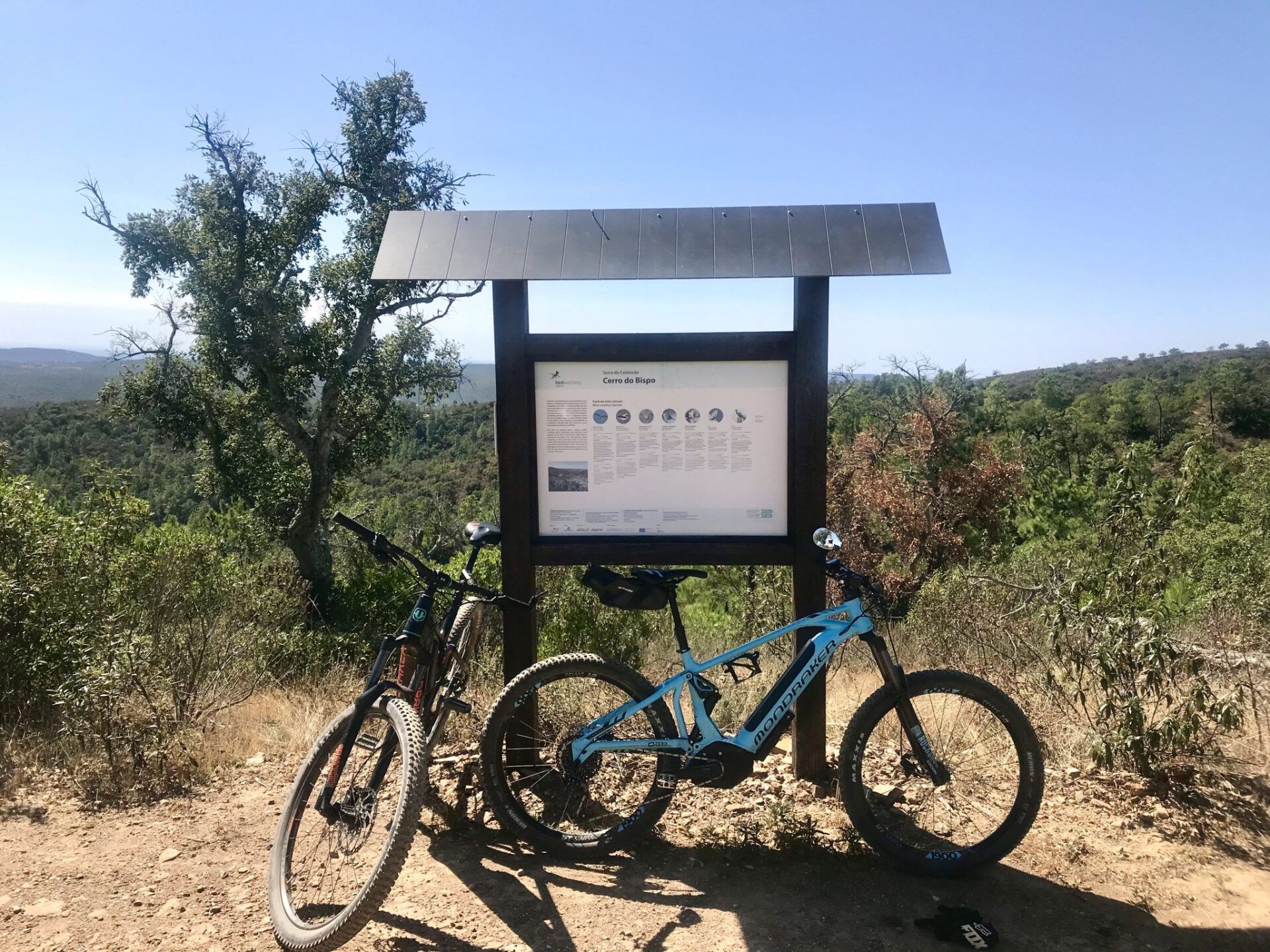 mountainbike route in Algarve