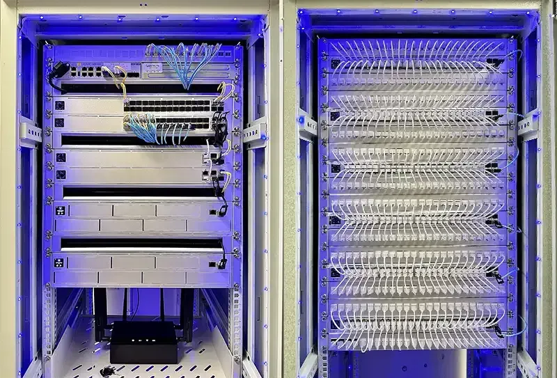 Professionally installed Ubiquiti UniFi network rack with gateway and PoE switching for a Greater Seattle property