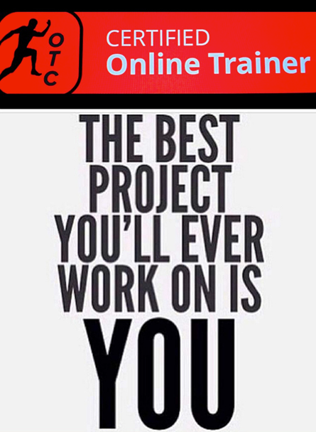 A poster that says the best project you 'll ever work on is you