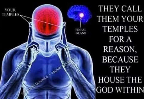 They call them your temples for a reason because they house the god within