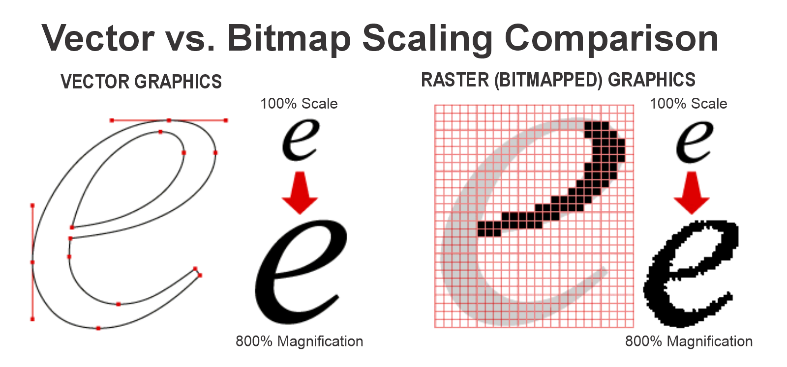 Vector vs Bitmap Scaling