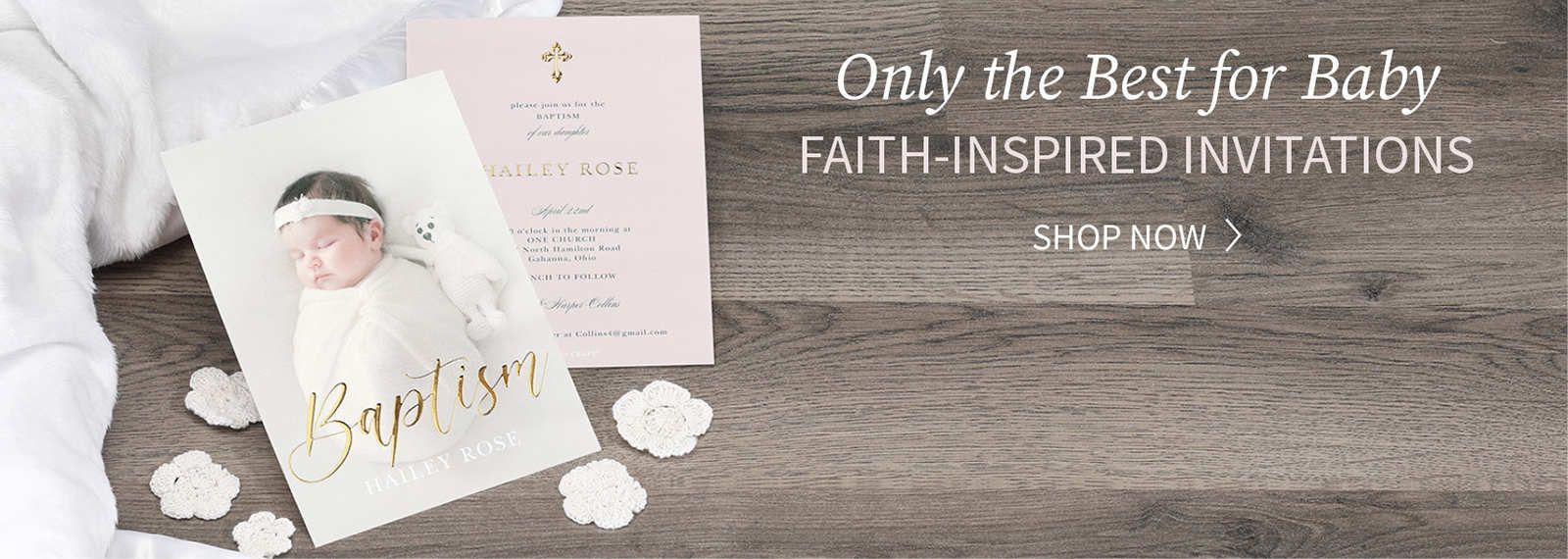 Faith-inspired baptism and Christian occasion cards collection