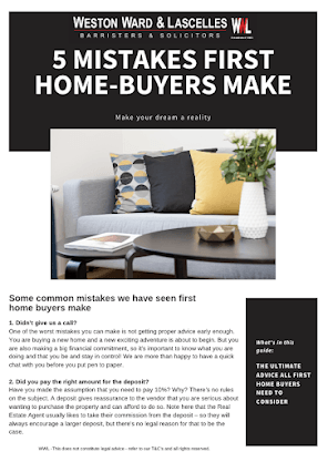 5 mistakes first home-buyers make