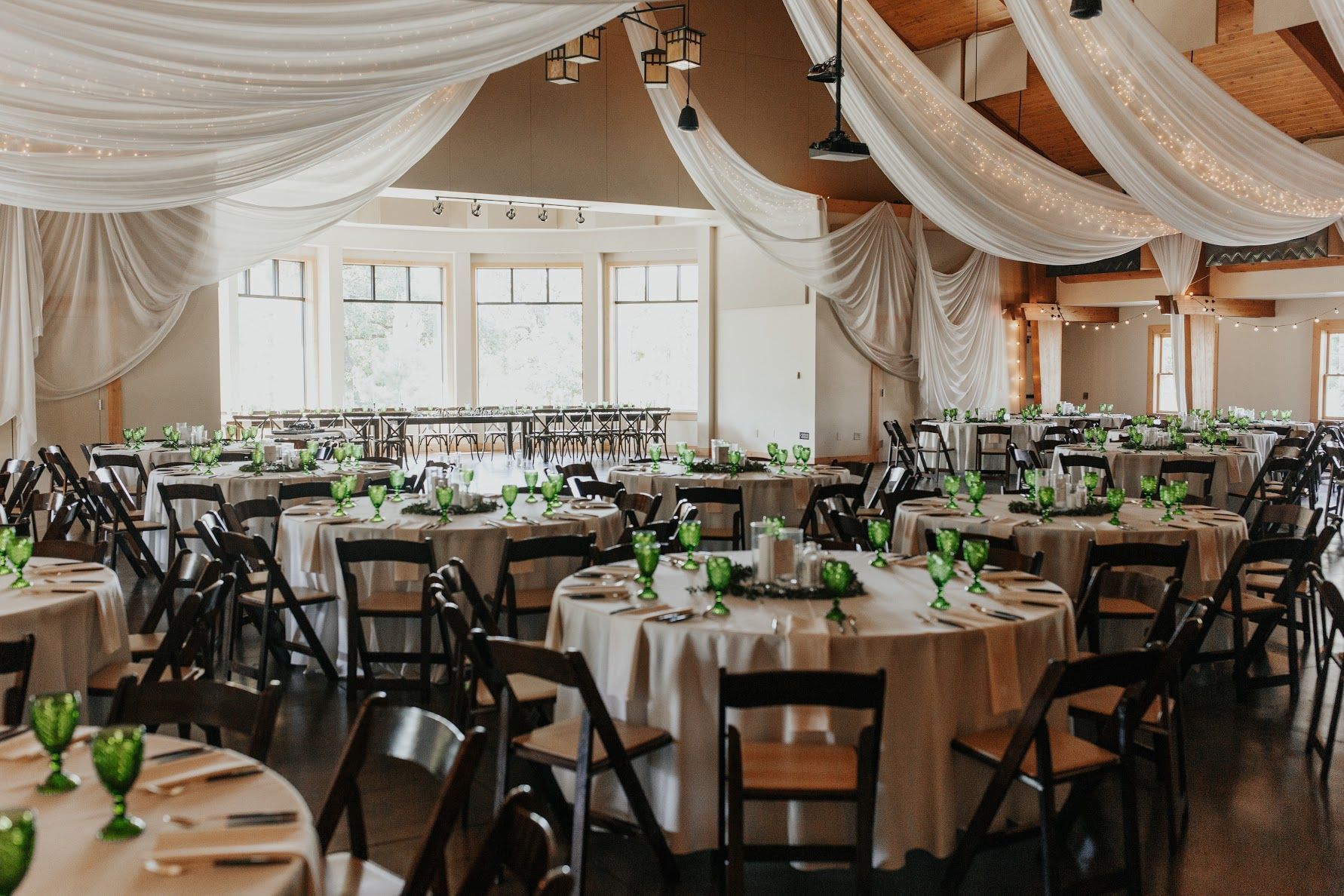 wedding and banquet at Camp Loughridge in Tulsa Oklahoma